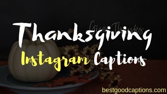 Thanksgiving Instagram Captions
