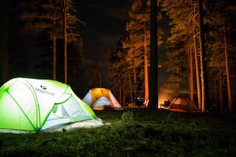 Night Camping Captions for Instagram