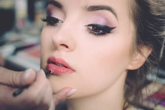 Pink Lipstick Captions